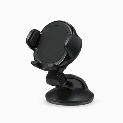 Accroche pour téléphone en voiture installée discrètement sur vitre avant