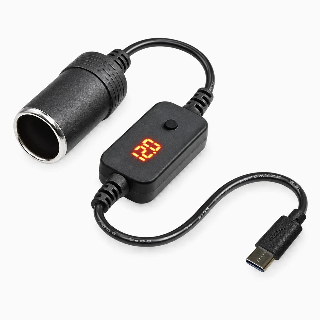 Adaptateur USB prise allume cigare mâle-femelle pour rechargement smartphone et GPS en voiture