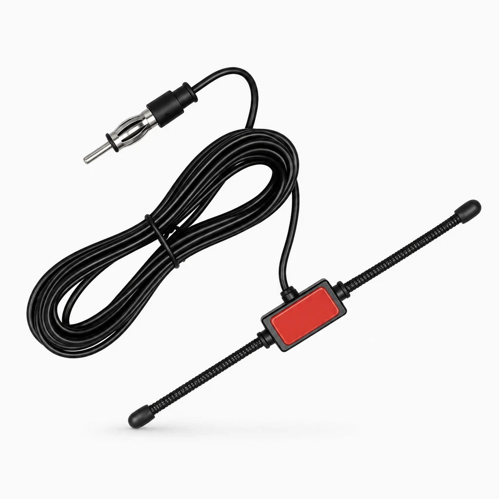Installation antenne radio pour voiture sans perçage sur pare-brise véhicule