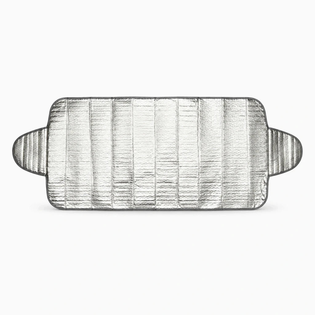 Couverture anti gel voiture en tissu épais replié et rangé dans son sac de transport