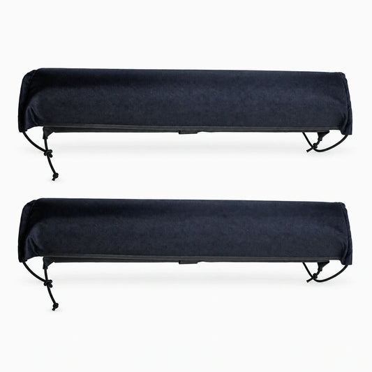 Paire de coussinets en tissu Oxford pour barre de toit de voiture, protection contre les frottements