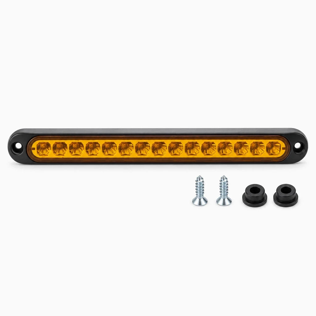 Barre led pour voiture multifonction, détail des feux de frein et clignotant intégrés