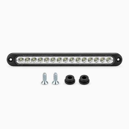 Barre led voiture 12V 24V montée sur camping-car, signalisation latérale active