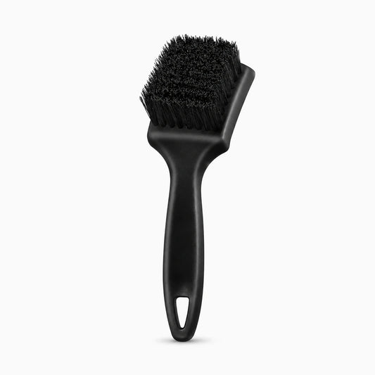 Brosse pour jantes voitures avec poils durs noirs, idéale pour éliminer la poussière de frein incrustée