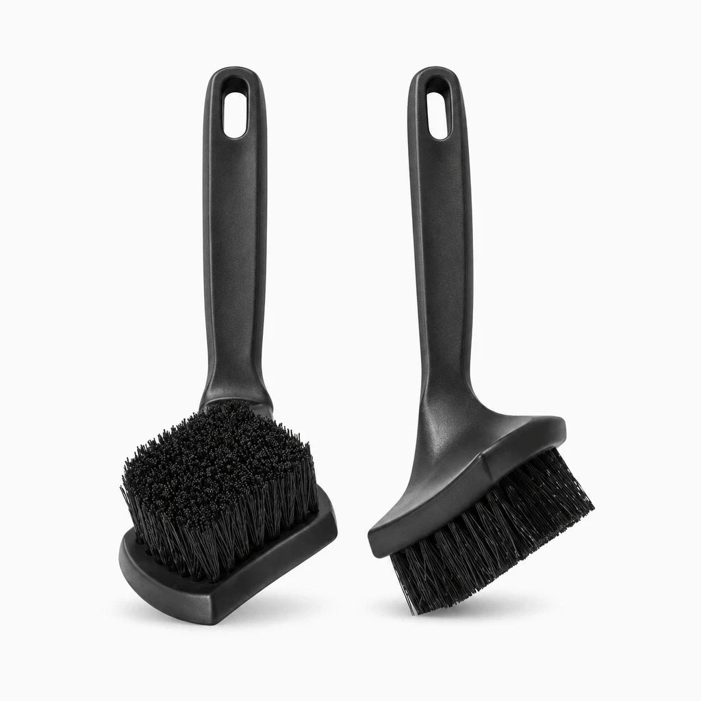 Kit complet de brosses jantes voiture aux formes variées pour accéder aux recoins étroits des moyeux