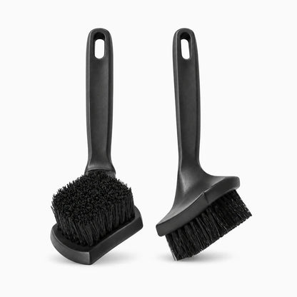 Kit complet de brosses jantes voiture aux formes variées pour accéder aux recoins étroits des moyeux
