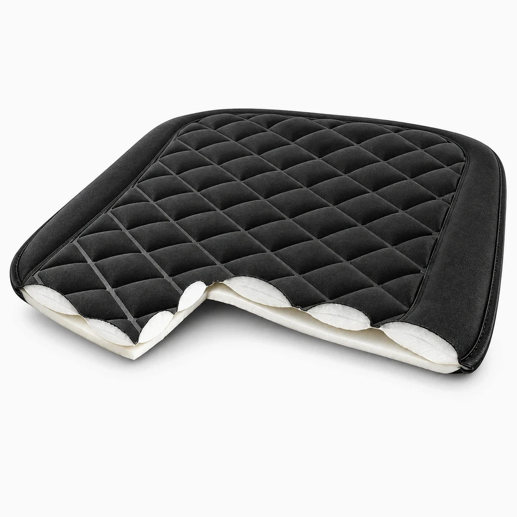 Coussin de maintien enveloppant pour long trajet en voiture avec textile doux