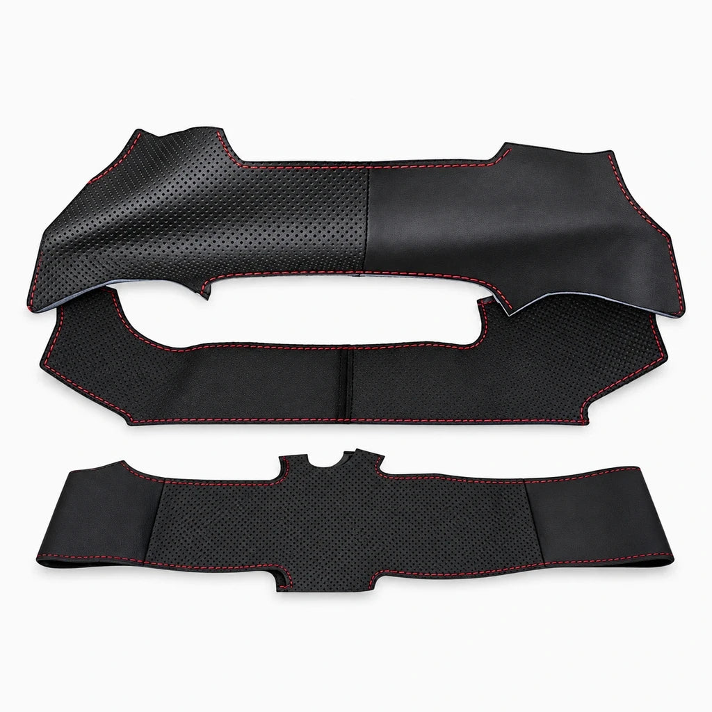 Accessoire intérieur automobile cuir véritable, améliore la prise en main et confort de conduite