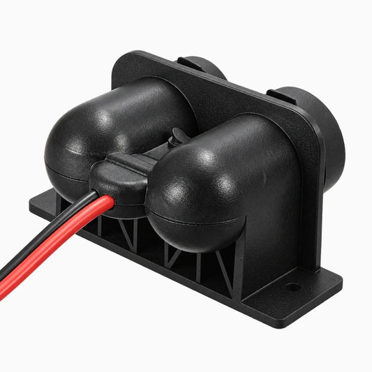 Prise double allume cigare compacte compatible 12-24V s'insérant dans l'emplacement d'origine du véhicule