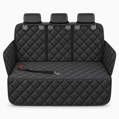 Housse pour chien en voiture avec barrière imperméable, maintenant l'animal en place lors du trajet