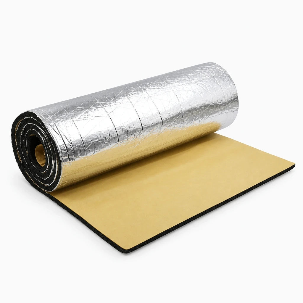 Isolant thermique voiture avec feuille d'aluminium épais, 10mm, protégeant le compartiment moteur de la chaleur