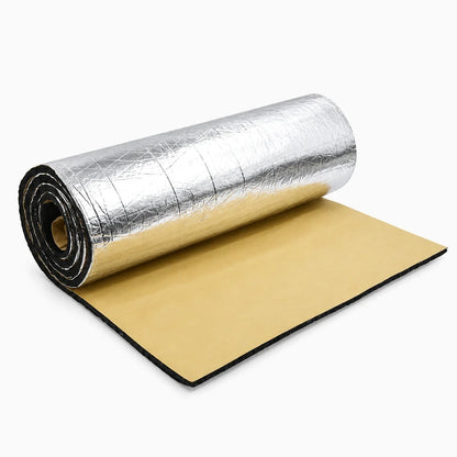 Tapis isolant thermique voiture en coton et aluminium, taille M, réduisant bruit et vibrations du moteur