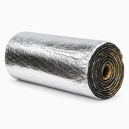 Isolant thermique voiture souple en trois épaisseurs, absorbant résonances mécaniques pour habitacle plus silencieux