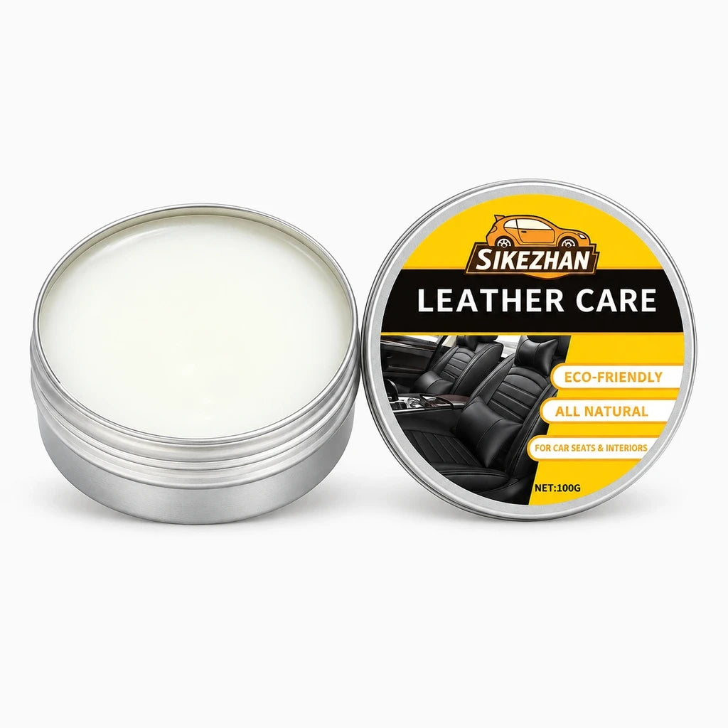 Nettoyant cuir voiture à texture transparente pour sièges et volant auto