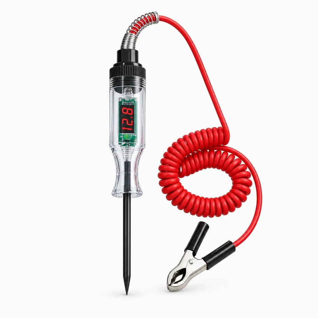 Détecteur de panne électrique portable rangeable dans une boîte à outils automobile