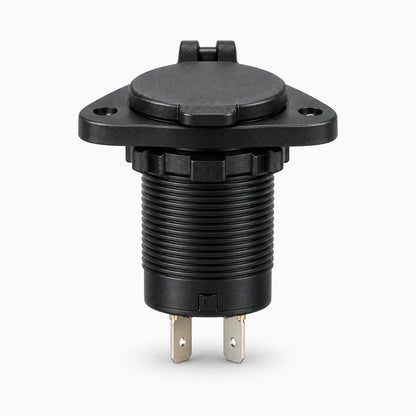 Prise 12v allume cigare rouge avec câble de raccordement, adaptée aux petits appareils électriques