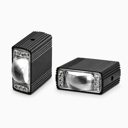 Projecteur LED avant de voiture 120W avec faisceau lumineux blanc 6000K sur capot