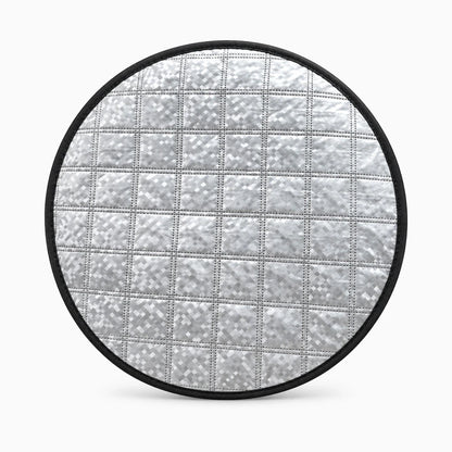 Protection soleil voiture universelle 42 cm enroulée compacte pour rangement intérieur