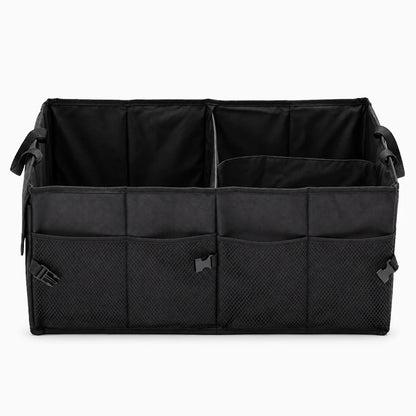 Rangement pour coffre voiture compact replié prêt à être rangé