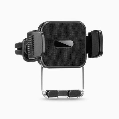 Support smartphone grille aération orange avec prise ferme pour route sinueuse