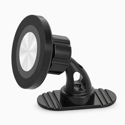 Aimant de support telephone voiture maintenant un smartphone en mode portrait