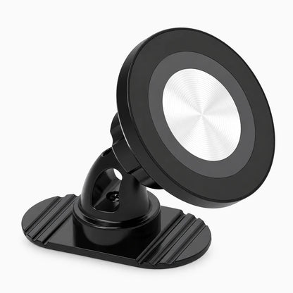 Fixation magnétique noire pour tableau de bord, compatible avec étuis magnétisés