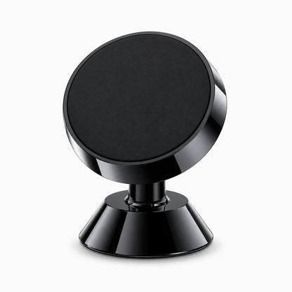 Support aimanté voiture doré pivotant, compatible tous smartphones, installation rapide