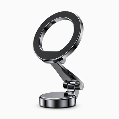 Support téléphone voiture magsafe avec fixation magnétique noire sur tableau de bord