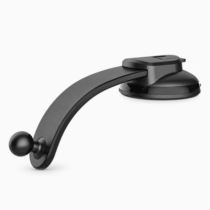Support téléphone voiture avec ventouse renforcée fixée sur pare-brise, bras télescopique ajustable