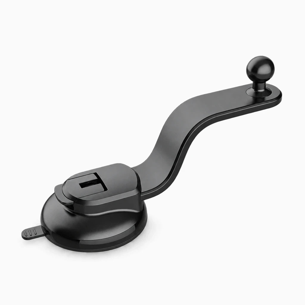 Ventouse support téléphone voiture avec rotule 360° et bras pliable pour rangement compact