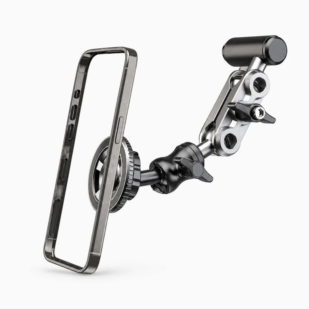 Support magsafe pour voiture se fixant sur accoudoir sans perçage