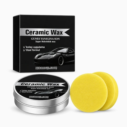 Crème céramique pour carrosserie automobile, texture lisse et brillante