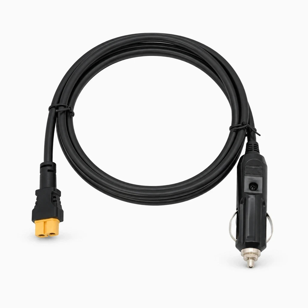Câble adaptateur allume cigare 12V équipé de prise XT60 compatible stations énergie
