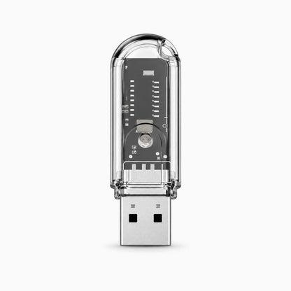 Bluetooth transmetteur FM pour voiture branché sur prise USB avec câble d'alimentation intégré