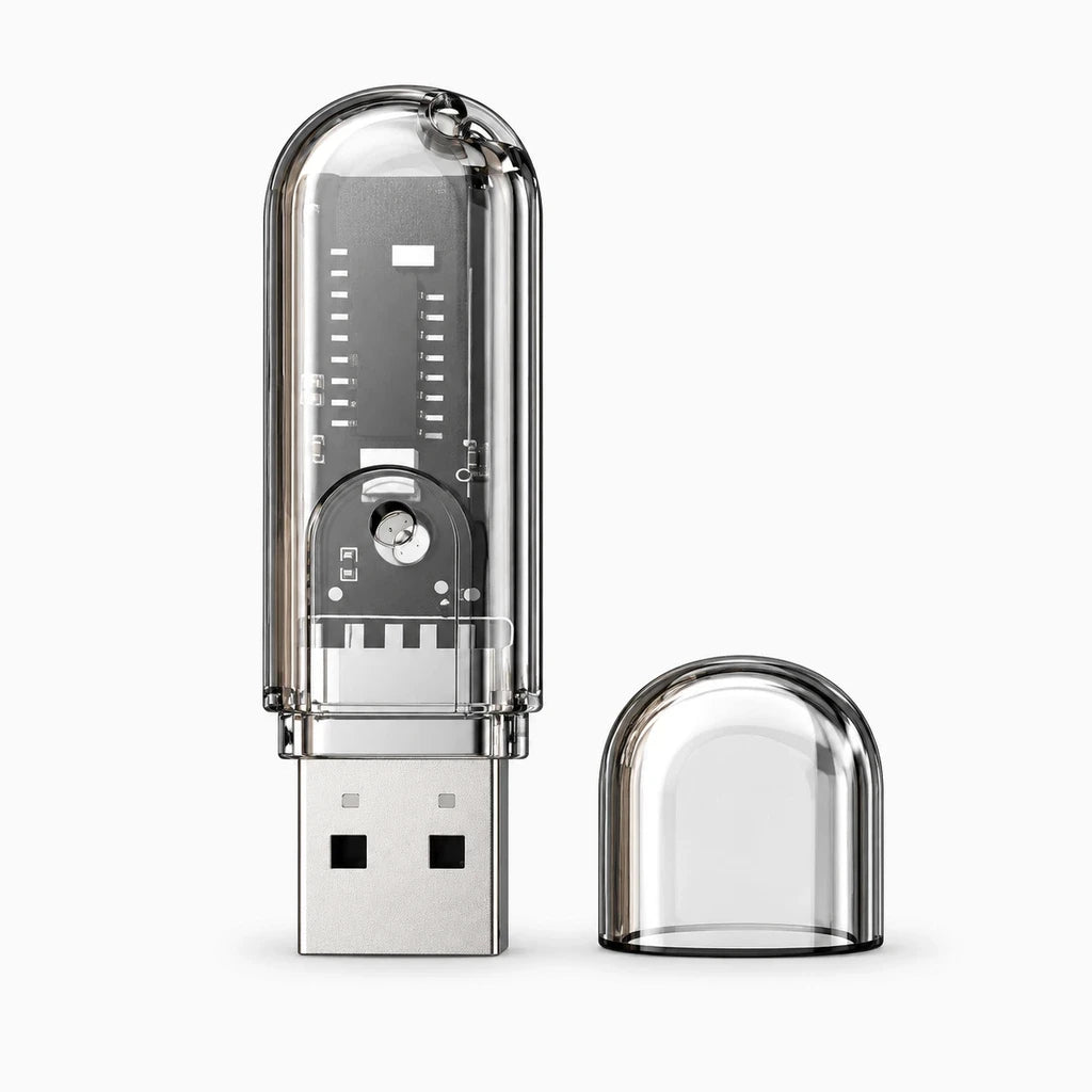 Transmetteur FM voiture Bluetooth compact émettant la musique du téléphone par fréquence radio libre